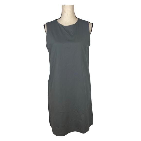 NEW Uniqlo AIRism Ultra Stretch Sleeveless Mini Dress in Gray Size: M - Picture 3 of 6